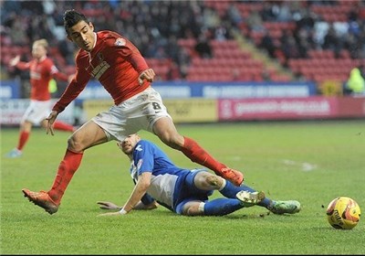 پیروزی چارلتون با حضور ۹۰ دقیقه‌ای قوچان‌نژاد